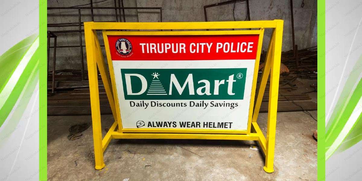 Traffic safety barricade manufacturer in RS Puram, Coimbatore