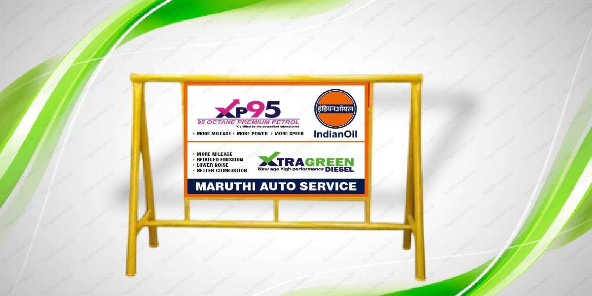 Traffic safety metal barricades in Saibaba Colony, Coimbatore