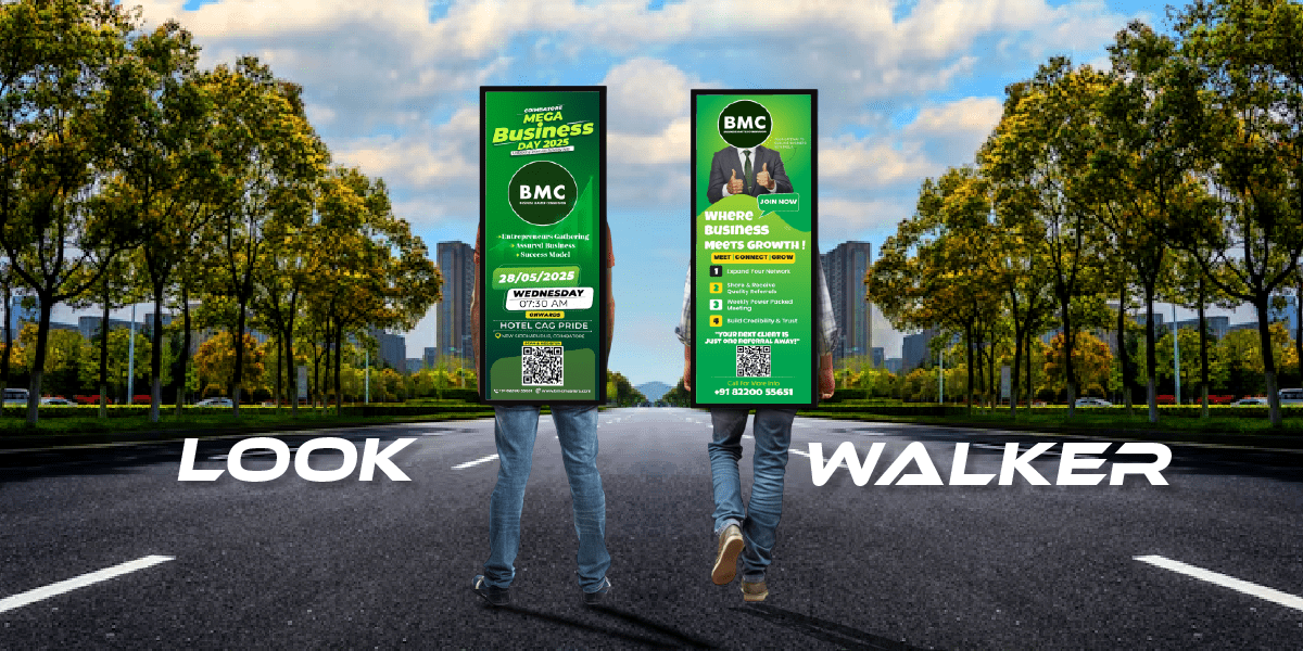 Human banner advertising for product launches in Saibaba Colony, Coimbatore