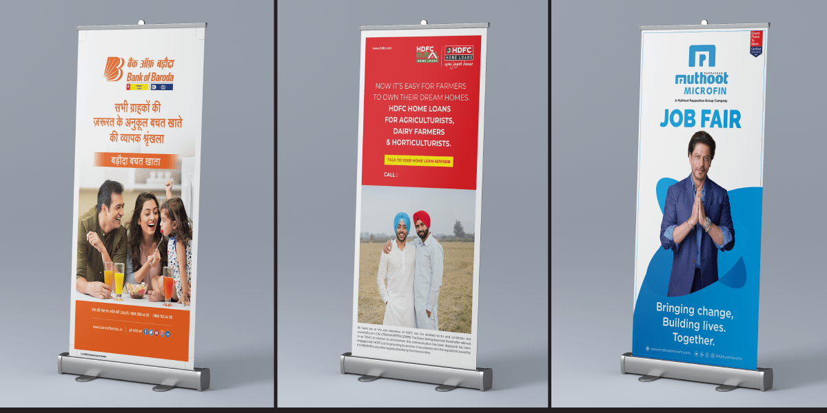 Exhibition roll-up standee manufacturer in Coimbatore