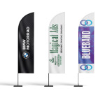 Feather flag outdoor display solutions in saibabacolony coimbatore