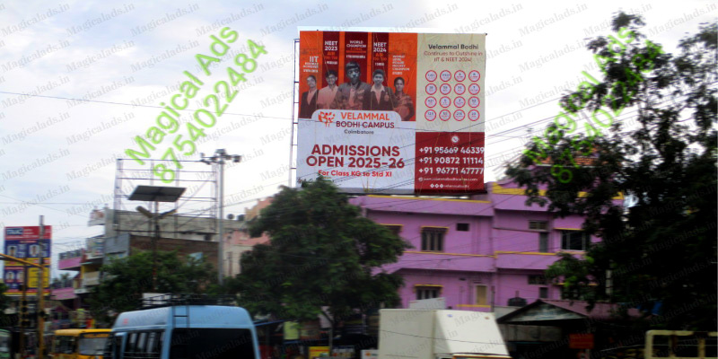 Temporary hoarding installation for brand promotions RS Puram Coimbatore